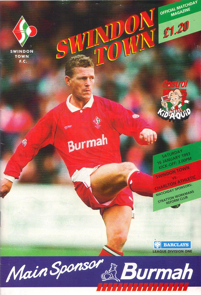 <b>Saturday, January 16, 1993</b><br />vs. Charlton Athletic (Home)